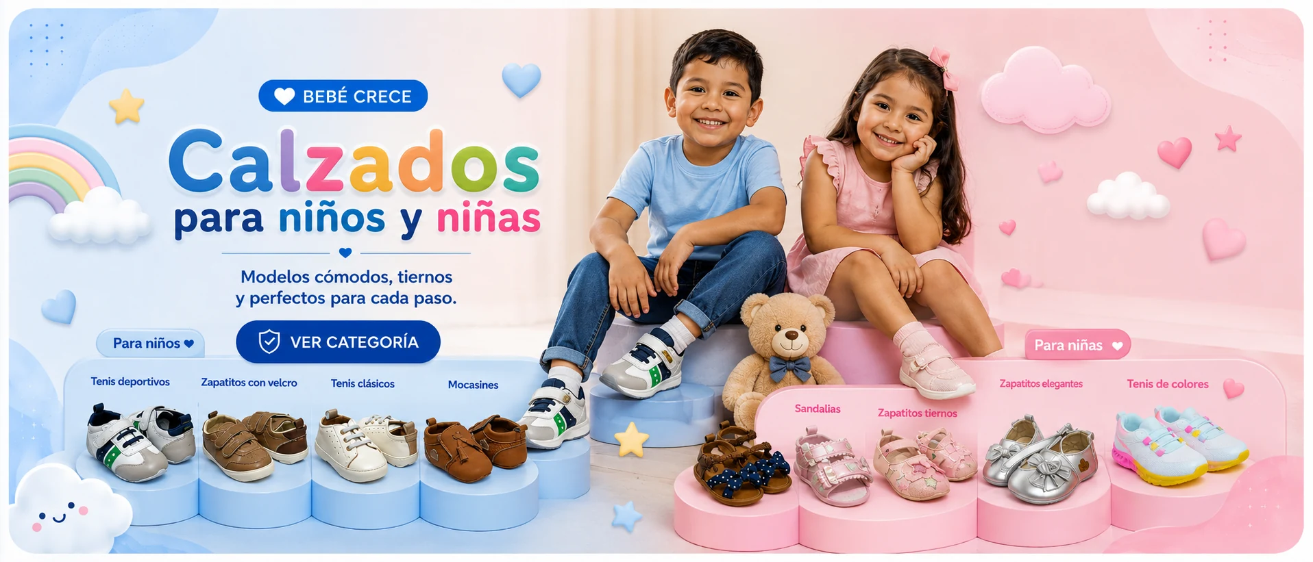 Calzado para niño y niña