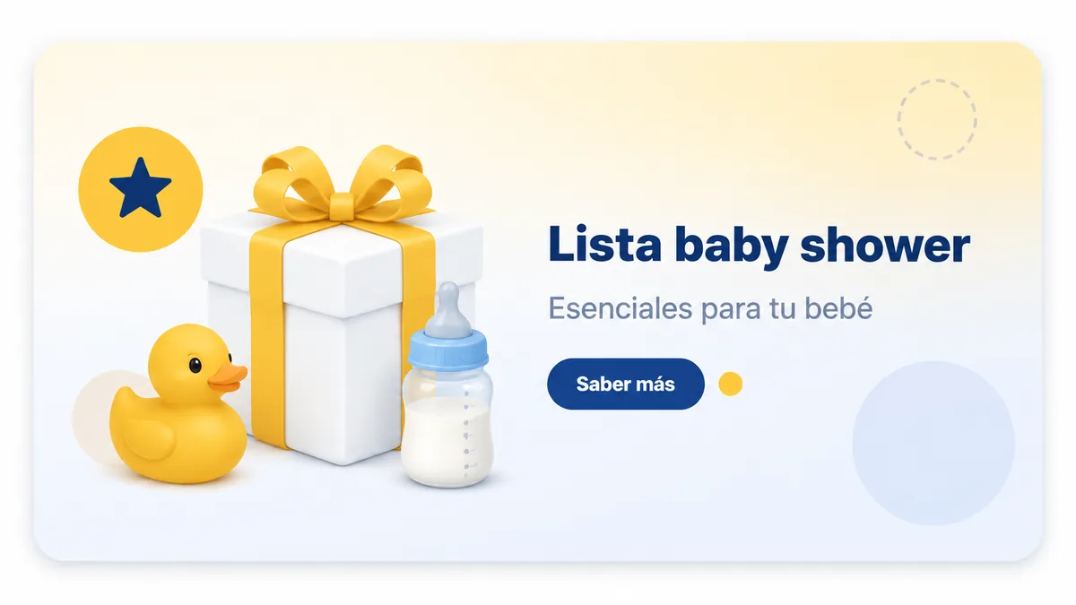 Lista para baby shower
