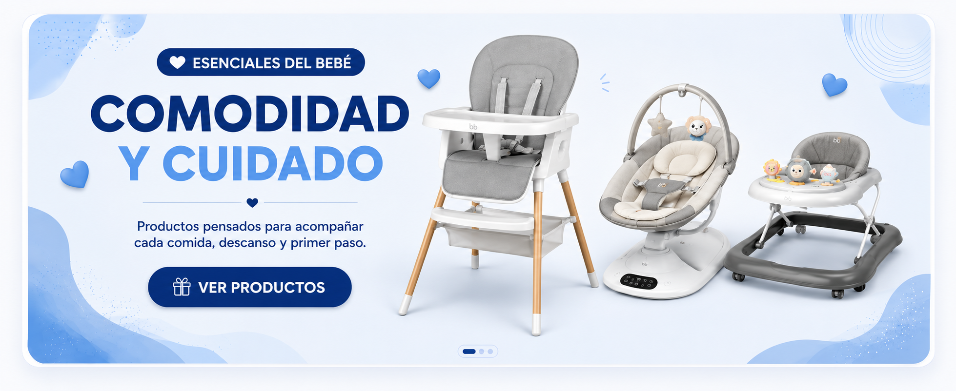 Esenciales del bebé - Comodidad y cuidado