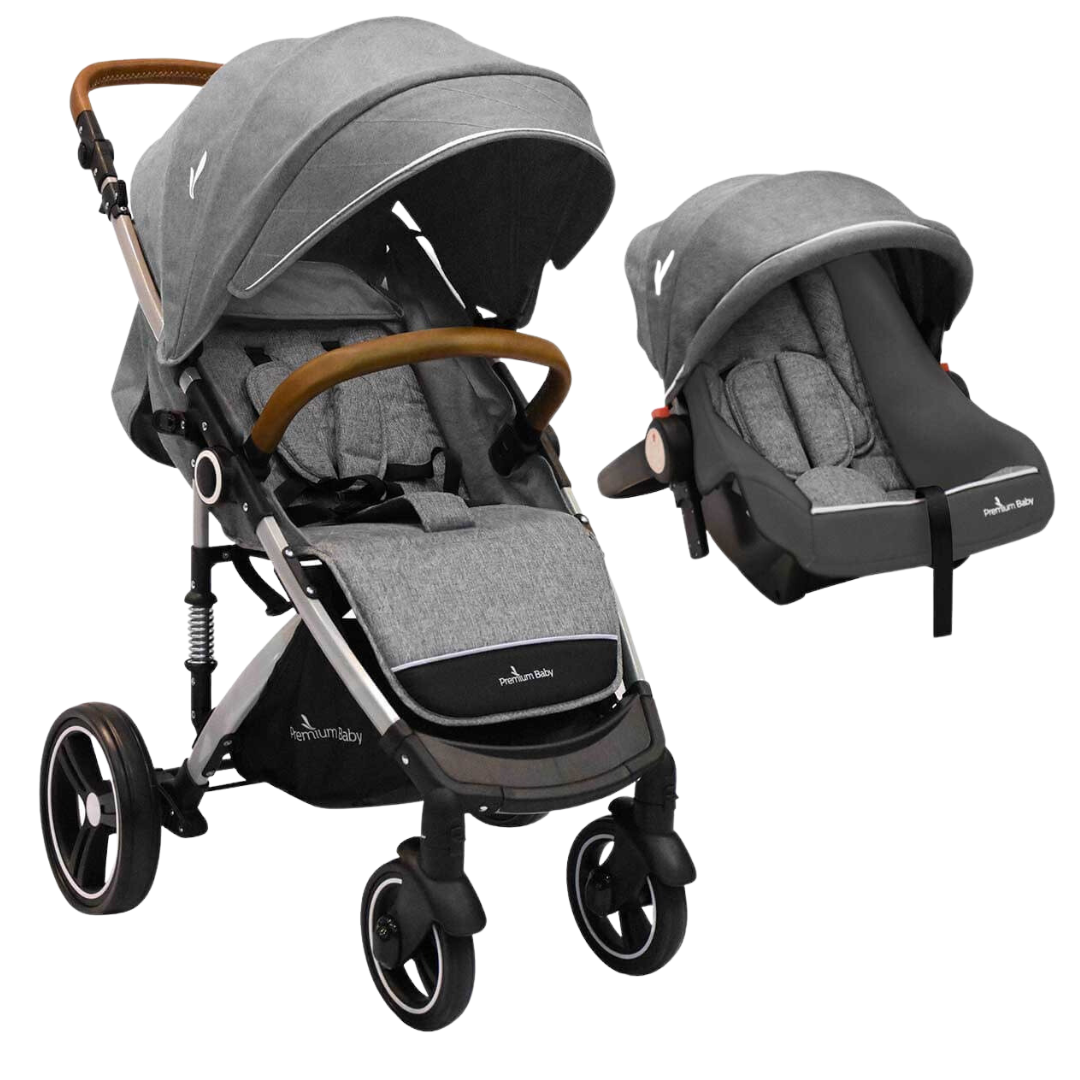 COCHE PARA BEBÉ 3 EN 1 PREMIUM BABY