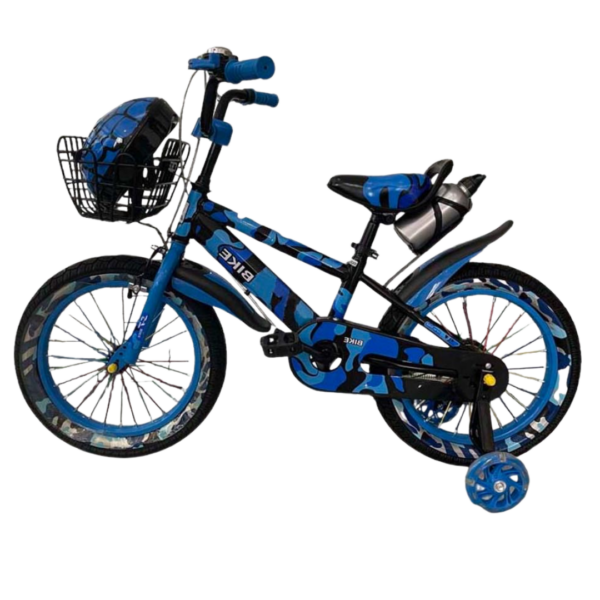 Bicicleta Azul con Negro Para Niños, Aro 16