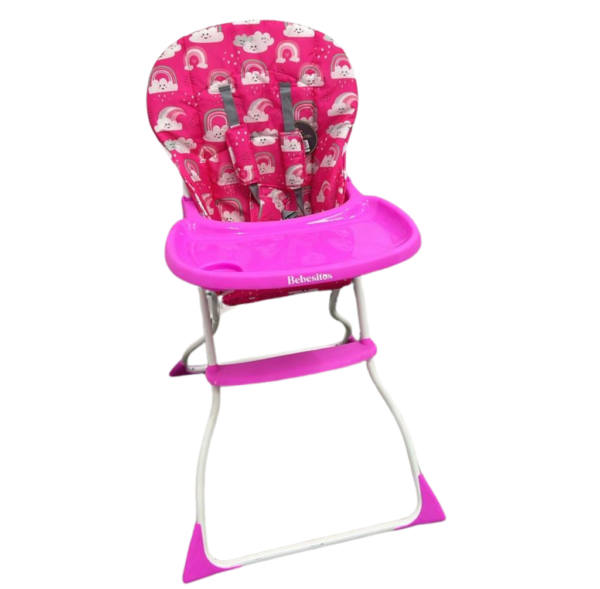 Silla de Comer Color Rosa Para Bebé