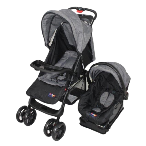 Coche Con Porta Bebe Wonder Baby