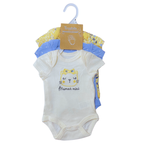 Set De Mamelucos Para Bebé NB, 3, 6 Y 9 Meses