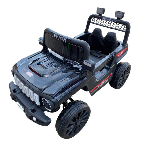 Carrito 4x4 Color Negro Para Niños - Imagen 2