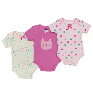 Set De 3 Mamelucos Tinytots Para Niña